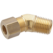 Cotovelo Macho 45º - Conexões de Compressão