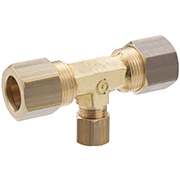 Tee Redutor Central - Conexões de Compressão