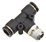 Conector TEE Macho Cent Giratório PB - Conexões Plásticas
