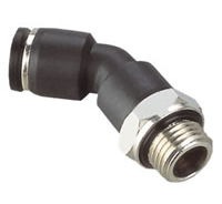 Cotovelo Macho Giratório 45 PLHG - Conexões Plásticas