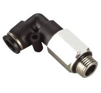 Cotovelo Macho Giratório Longo PLLG - Conexões Plásticas
