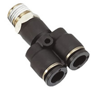 Conector Y Tubo Macho PX - Conexões Plásticas